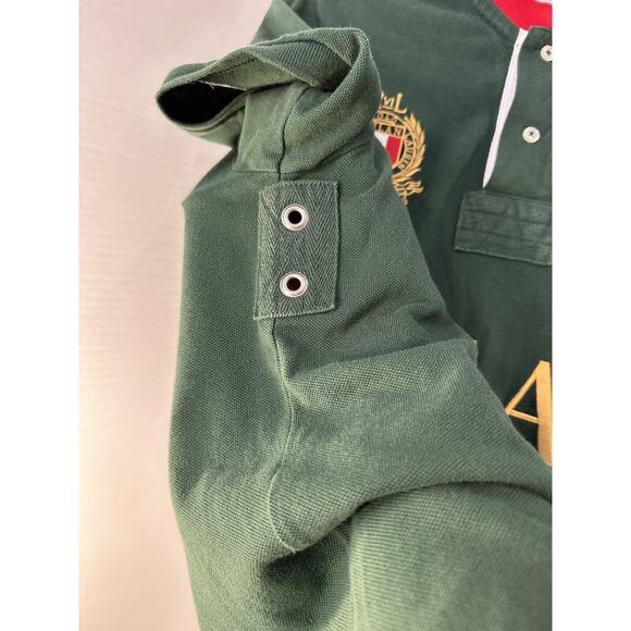 VINTAGE Y2K POLO RALPH LAUREN MILAN HEAVY EMBRIODERY DESIGNER SHIRT SIZE M - Picture 9 of 16